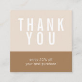 Carte De Réduction Gourmet Catering Square (Devant)