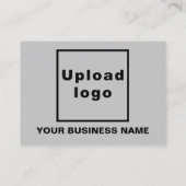 Carte de réduction gris entreprise (Dos)