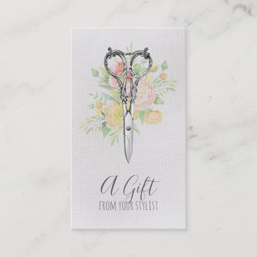 Carte De Réduction hairstylist styclim giving certificate xmas (Devant)
