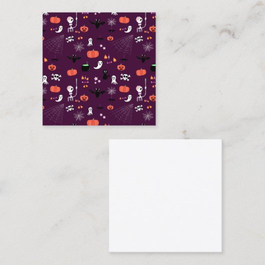 Carte De Réduction Halloween (Devant / Derrière)