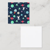 Carte De Réduction Illustration du Motif spatial (Devant / Derrière)