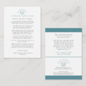 Carte De Réduction Instructions de perçage des oreilles après soins (Devant / Derrière)