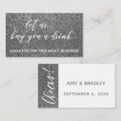 Carte De Réduction Laissez-nous vous acheter un verre, Parties scinti (Devant / Derrière)