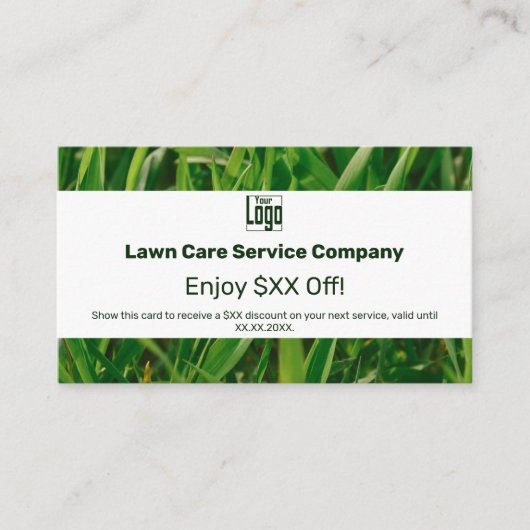 Carte De Réduction Lawn Care Service - Build Brand Loyalty - (Devant)