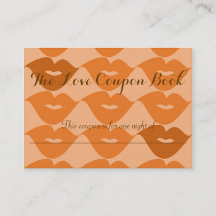 Carte De Réduction Le livret de coupons d'amour