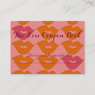 Carte De Réduction Le livret de coupons d'amour