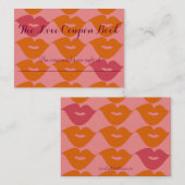 Carte De Réduction Le livret de coupons d'amour (Devant / Derrière)