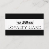 Carte De Réduction Logo de l'entreprise Code QR Fidélité Client Timbr (Devant)