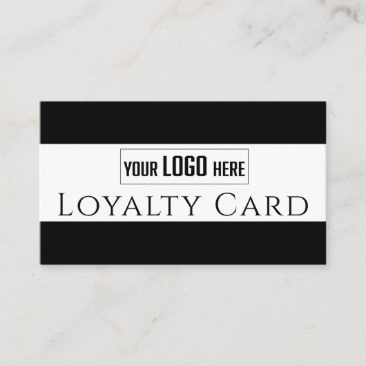 Carte De Réduction Logo de l'entreprise Code QR Fidélité Client Timbr (Devant)