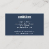 Carte De Réduction Logo d'entreprise Promotion de Merci de script mod (Dos)