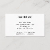 Carte De Réduction Logo d'entreprise Promotion de Merci de script mod (Dos)