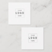 Carte De Réduction Logo personnalisé (Devant / Derrière)