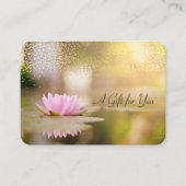 Carte De Réduction Lotus, Confetti, Spa, Massage (Devant)
