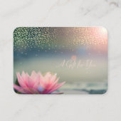 Carte De Réduction Lotus, Confetti, Spa, Massage Nature (Devant)