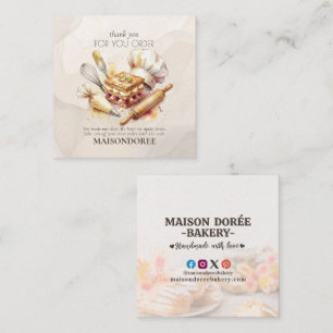 Carte De Réduction Magasin de boulangerie Pâtisserie Gâteau Boulanger