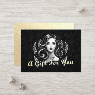 Carte De Réduction Maquillage Artiste Cheveux Styliste Beauté Salon L