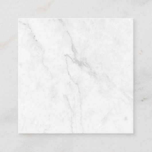 Carte De Réduction Marbre Blanc (Devant)