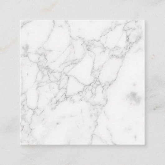 Carte De Réduction Marbre Blanc (Devant)