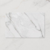 Carte De Réduction Marbre Blanc (Devant)