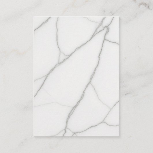 Carte De Réduction Marbre Blanc (Devant)