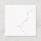 Carte De Réduction Marbre Blanc (Dos)
