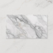 Carte De Réduction Marbre Blanc (Devant)