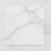 Carte De Réduction Marbre Blanc (Dos)