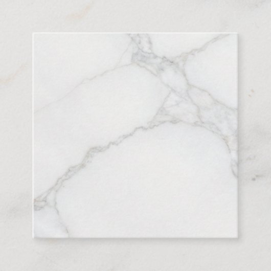 Carte De Réduction Marbre Blanc (Devant)
