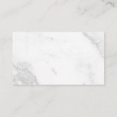 Carte De Réduction Marbre Blanc (Dos)