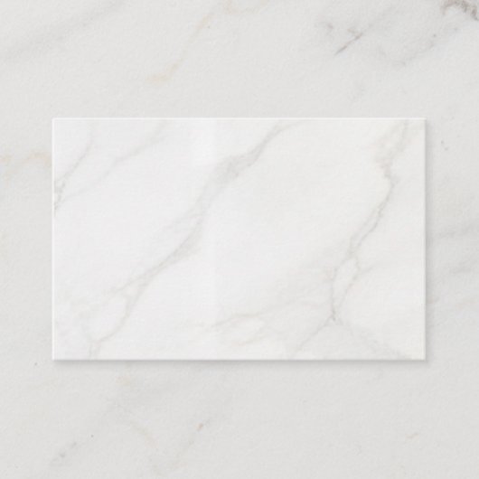 Carte De Réduction Marbre Blanc (Devant)