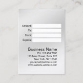 Carte De Réduction Massage Thérapie Guérison Mains Énergie Spa Bien-ê (Dos)