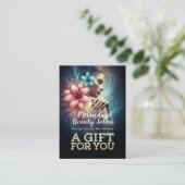 Carte De Réduction Massage Thérapie Guérison Mains Énergie Spa Bien-ê (Debout devant)