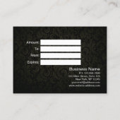 Carte De Réduction Massage Thérapie Guérison Mains Énergie Spa Bien-ê (Dos)