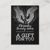 Carte De Réduction Massage Thérapie Guérison Mains Énergie Spa Bien-ê (Devant)