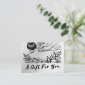 Carte De Réduction Massage Thérapie Guérison Mains Énergie Spa Bien-ê (Debout devant)