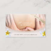 Carte De Réduction Massage Thérapie Tropical Flower Salon Cadeau (Devant)