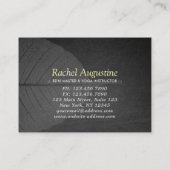 Carte De Réduction Méditation de l'instructeur YOGA Pose Bodhi Coupe  (Dos)