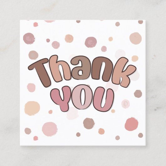 Carte De Réduction Merci (Devant)