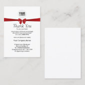 Carte De Réduction Merci de remise simple pour votre achat (Devant / Derrière)