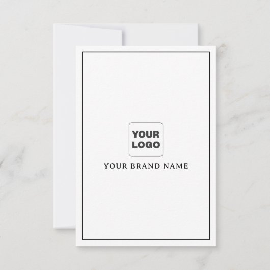 Carte de réduction Merci de typographie rétro (Dos)