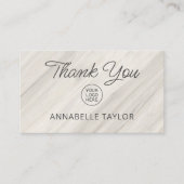 Carte De Réduction Merci du nom du Spa naturel (Devant)