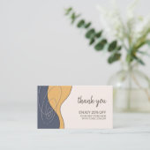 Carte De Réduction Merci pour votre fidélité professionnelle (Debout devant)