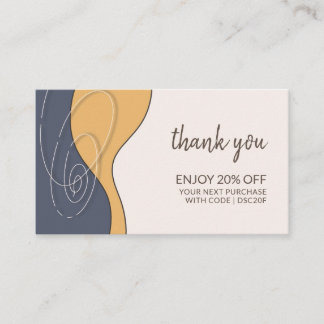 Carte De Réduction Merci pour votre fidélité professionnelle