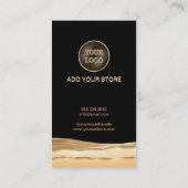 Carte de réduction Merci Store avec logo d'entrepr (Dos)