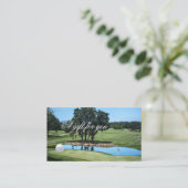 Carte De Réduction Modèle de certificat-cadeau de golf (Debout devant)