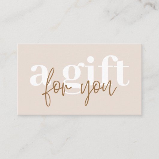 Carte de réduction moderne Boho Neutral Coupon (Devant)