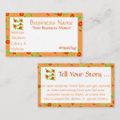 Carte De Réduction Moderne Fille (Devant / Derrière)