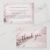 Carte De Réduction Moderne, parties scintillant (Devant / Derrière)