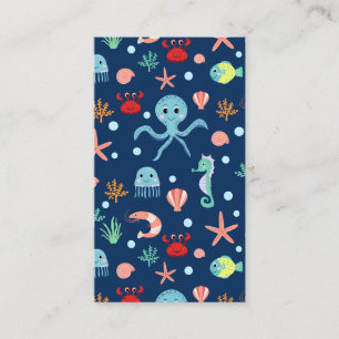 Carte De Réduction Monde marin