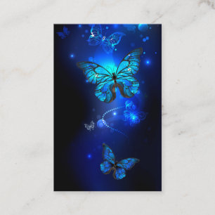 Carte De Réduction Morpho Butterfly in the Dark Background